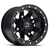 550-128110MB4 550 Series Wheel [Size: 12" x 8"] Matte Black Finish - image 1