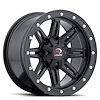 550-128545MB4 550 Series Wheel [Size: 12" x 8"] Matte Black Finish - image 1