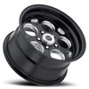 561-5461B-19 561 Series Wheel [Size: 15" x 4"] Gloss Black w/ Milled Windows Finish - image 2