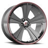 Hurst HT327 Missile Wheel by Vision Size: 20" x 9" - image 1
