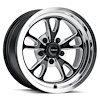 149-5865BMPL0 149 Series Wheel [Size: 15" x 8"] Gloss Black Milled Spoke Polished Lip Finish - image 1