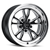 149-7761BMPL0 149 Series Wheel [Size: 17" x 7"] Gloss Black Milled Spoke Polished Lip Finish - image 1