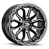 405-7812GBMS30 405 Series Wheel [Size: 17" x 8"] Gloss Black Milled Spoke Finish - image 1