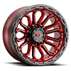 405-8962GRGBL12 405 Series Wheel [Size: 18" x 9"] Gloss Red w/Gloss Black Lip Finish - image 1
