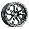 405H7810GBMS30 405 Series Wheel [Size: 17" x 8"] Gloss Black Milled Spoke Finish - image 1