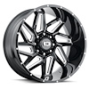 361-20081GBMS-25 361 Series Wheel [Size: 20" x 10"] Gloss Black Milled Spoke Finish - image 1