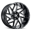 361-22036GBMS-19 361 Series Wheel [Size: 22" x 10"] Gloss Black Milled Spoke Finish - image 1