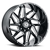 361-22470GBMS-76 361 Series Wheel [Size: 22" x 14"] Gloss Black Milled Spoke Finish - image 1