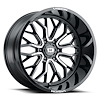 402-20283GBMF-51 402 Series Wheel [Size: 20" x 12"] Gloss Black Machined Face Finish - image 1