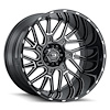 404-20070GBMS-25 404 Series Wheel [Size: 20" x 10"] Gloss Black Milled Spoke Finish - image 1