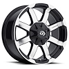 413-6885GBMF0 413 Series Wheel [Size: 16" x 8"] Gloss Black Machined Face Finish - image 1