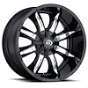 423H2958GBMF12 423 Series Wheel [Size: 20" x 9"] Gloss Black Machined Face Finish - image 1