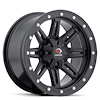 550-128136MB4 550 Series Wheel [Size: 12" x 8"] Matte Black Finish - image 1
