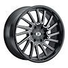 306-2936GBMS12 306 Series Wheel [Size: 20" x 9"] Gloss Black Milled Spoke Finish - image 1