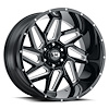 361-7973GBMS12 361 Series Wheel [Size: 17" x 9"] Gloss Black Milled Spoke Finish - image 1