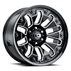 362-2985GBMSB-12 362 Series Wheel [Size: 20" x 9"] Gloss Black Milled Spoke w/ Black Bolt Inserts Finish - image 1