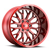 402-20073RTMS-25 402 Series Wheel [Size: 20" x 10"] Red Tint Milled Spoke Finish - image 1