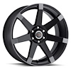 9042V24984MBA25 9042V Series Wheel [Size: 24" x 9.5"] Matte Black wAnthracite Spoke Ends Finish - image 1