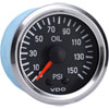 Vision Chrome 150 PSI Mechanical Oil Pressure Gauge 12V - image 1