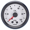 Cockpit White Oil Pressure Gauge 100 psi - image 1