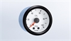 Cockpit White 100 PSI Mechanical Oil Pressure Gauge with Tubing Kit and Metric Thread Adapters - image 1