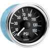Series 1 150 PSI Mechanical Oil Pressure Gauge with Tubing Kit and US Thread Adapters - image 1