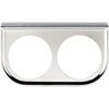 2 Gauge Mounting Bracket For 2-1/16" Gauges Chrome - image 1