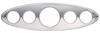 Fully Polished 5 Hole Universal Billet Dash Panel - image 1
