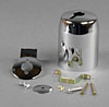 3 3/8" Gauge Mounting Cup Chrome - image 1