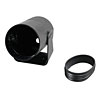 2-1/16" Gauge Black Mounting Cup For exterior use - image 1