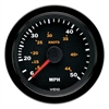 Vision Black 50MPH 3 3/8 85mm Pitot Speedomete - image 1