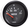 Cockpit Water Temperature Gauge 250°F with VDO Sender and US Thread Adapters - image 1