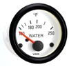 Cockpit White 250 F Water Temperature Gauge with VDO Sender and US Thread Adapters - image 1