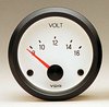 Cockpit White Voltmeter 12 volts