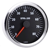 Vision Chrome 8 000 RPM 4 Tachometer 12V - image 1
