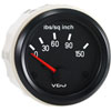 Cockpit 150 PSI Oil Pressure Gauge with VDO Sender and US Thread Adapters - image 1