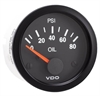 Vision Black 80 PSI Oil Pressure Gauge Use with US Sender 12V - image 1