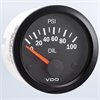 Vision Black Analog Oil Pressure Gauge - image 1