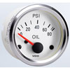 Cockpit White Oil Pressure Gauge 80 psi - image 1