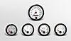 Cockpit White Instrument Kit 5 Gauge Kit w/GM Transmission Sender - image 1