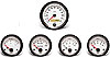 Cockpit White Instrument Kit 5 Gauge Kit w/Ford Transmission Sender - image 1