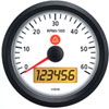 Viewline Ivory Tachometer 6,000 rpm 3-3/8" Diameter - image 1