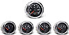 Vision Chrome Instrument Kit 5 Gauge Kit w/GM Transmission Sender - image 1