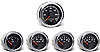 Vision Chrome Instrument Kit 5 Gauge Kit w/Ford Transmission Sender - image 1
