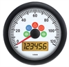 Viewline Ivory 120mph 3 3/8 85mm Electronic Speedometer 12/24 - image 1