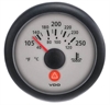Viewline Sterling 250 F/120 C Water Temperature Gauge 12V with Sender Kit US Thread Adapters - image 1