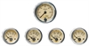 Heritage Chrome 5 Gauge Kit with Ford Transmission Sender and 3 3/8 Speedometer - image 1