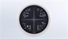 Viewline Onyx Quad Gauge 8-16V/80 PSI/250 F/E-F Fuel. 5 Dial 4 3/8 110mm Mounting 12V. Use with VDO senders - image 1