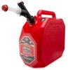 3839 Press 'N Pour Gas Can [5.5 Gallon, Self-Venting Push-Button Spout, FlexFMD, Red]