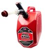 3839 Press 'N Pour Gas Can [5.5 Gallon, Self-Venting Push-Button Spout, FlexFMD, Red] - image 2